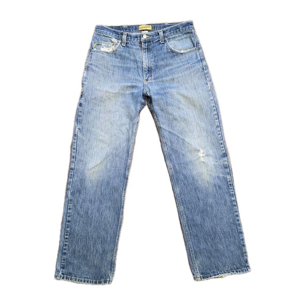 Diamond Gusset USA Made Jeans 34x33 DMRLW-133 Distressed Workwear